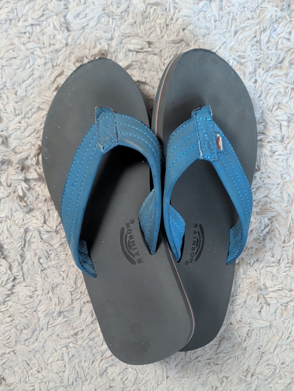 Little kid rainbow sandals
